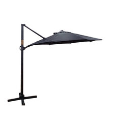 Уличный зонт Roma, темно-серый цена и информация | Зонты, маркизы, стойки | 220.lv