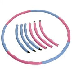 Гимнастический обруч Gymstick 1.5 кг, розовый/серый цена и информация | Обручи, гимнастические палки | 220.lv