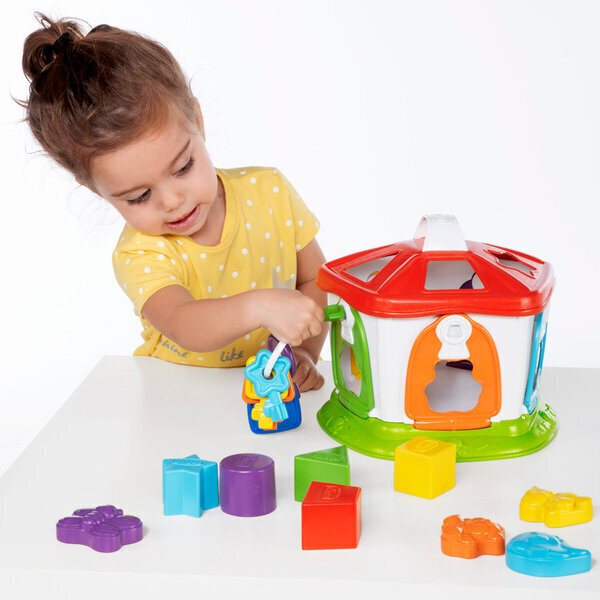 Rotaļlietu mājiņa ar atslēgām un figūriņām Chicco cena un informācija | Rotaļlietas zīdaiņiem | 220.lv