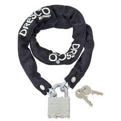 Velosipēda slēdzene-ķēde Dresco 5x900 mm cena un informācija | Velo slēdzenes | 220.lv