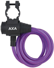 Velosipēda slēdzene AXA Zipp 8x1200 mm, violeta cena un informācija | Velo slēdzenes | 220.lv