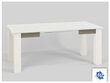 Paplašināms galds ML Meble Blanco 3301, balts/pelēks cena un informācija | Virtuves galdi, ēdamgaldi | 220.lv