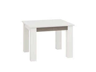 Paplašināms galds ML Meble Blanco 3301, balts/pelēks cena un informācija | Virtuves galdi, ēdamgaldi | 220.lv