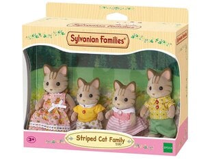 Sylvanian Families семейство полосатых котят цена и информация | Игрушки для девочек | 220.lv