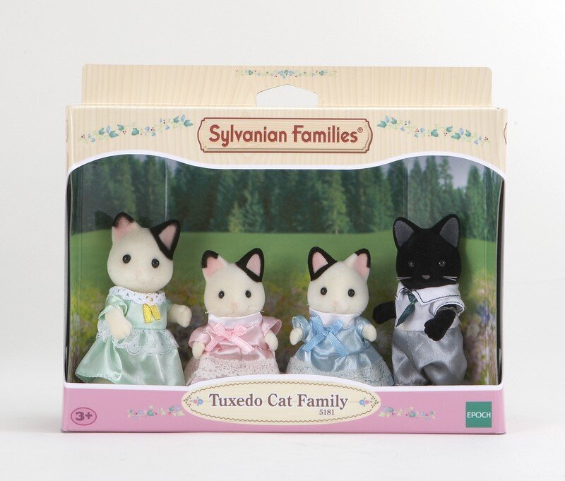 Kaķīšu ģimenīte Sylvanian Families cena un informācija | Rotaļlietas meitenēm | 220.lv