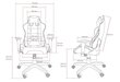 Spēļu krēsls Arozzi Verona V2, melns/zils цена и информация | Biroja krēsli | 220.lv