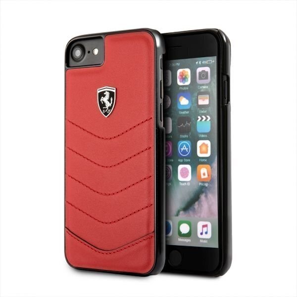 Ferrari Hardcase FEHQUHCI8RE iPhone 7/8 red (Red) cena un informācija | Telefonu vāciņi, maciņi | 220.lv