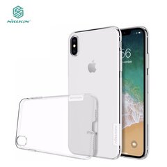 Nillkin Nature TPU Case Gel Ultra Slim Cover for iPhone XS Max transparent (Transparent) cena un informācija | Telefonu vāciņi, maciņi | 220.lv