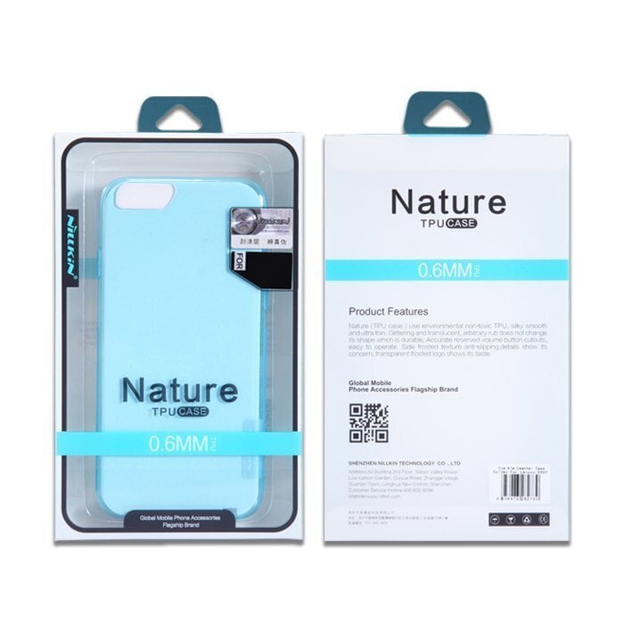 Nillkin Nature TPU Case Gel Ultra Slim Cover for iPhone XR transparent (Transparent) cena un informācija | Telefonu vāciņi, maciņi | 220.lv