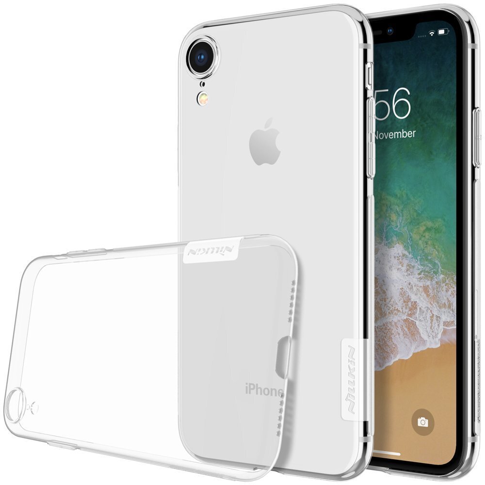 Nillkin Nature TPU Case Gel Ultra Slim Cover for iPhone XR transparent (Transparent) cena un informācija | Telefonu vāciņi, maciņi | 220.lv