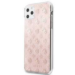 Guess GUHCN65TPERG iPhone 11 Pro Max pink hard case 4G Peony Glitter (Pink) cena un informācija | Telefonu vāciņi, maciņi | 220.lv