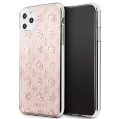 Guess GUHCN65TPERG iPhone 11 Pro Max pink hard case 4G Peony Glitter (Pink) cena un informācija | Telefonu vāciņi, maciņi | 220.lv