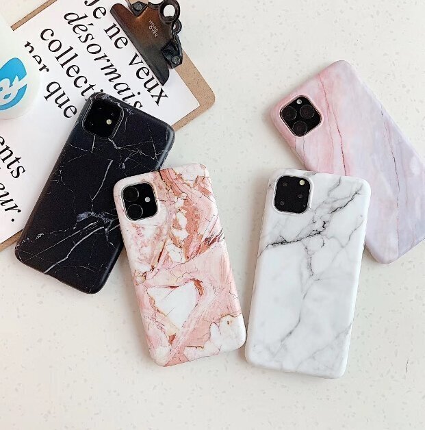 Wozinsky Marble TPU case cover for iPhone 11 Pro white (White) cena un informācija | Telefonu vāciņi, maciņi | 220.lv