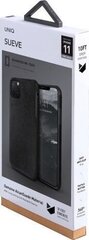 UNIQ Sueve protective case for iPhone 11 Pro Max black (iPhone 11 Pro Max \ Black) цена и информация | Чехлы для телефонов | 220.lv