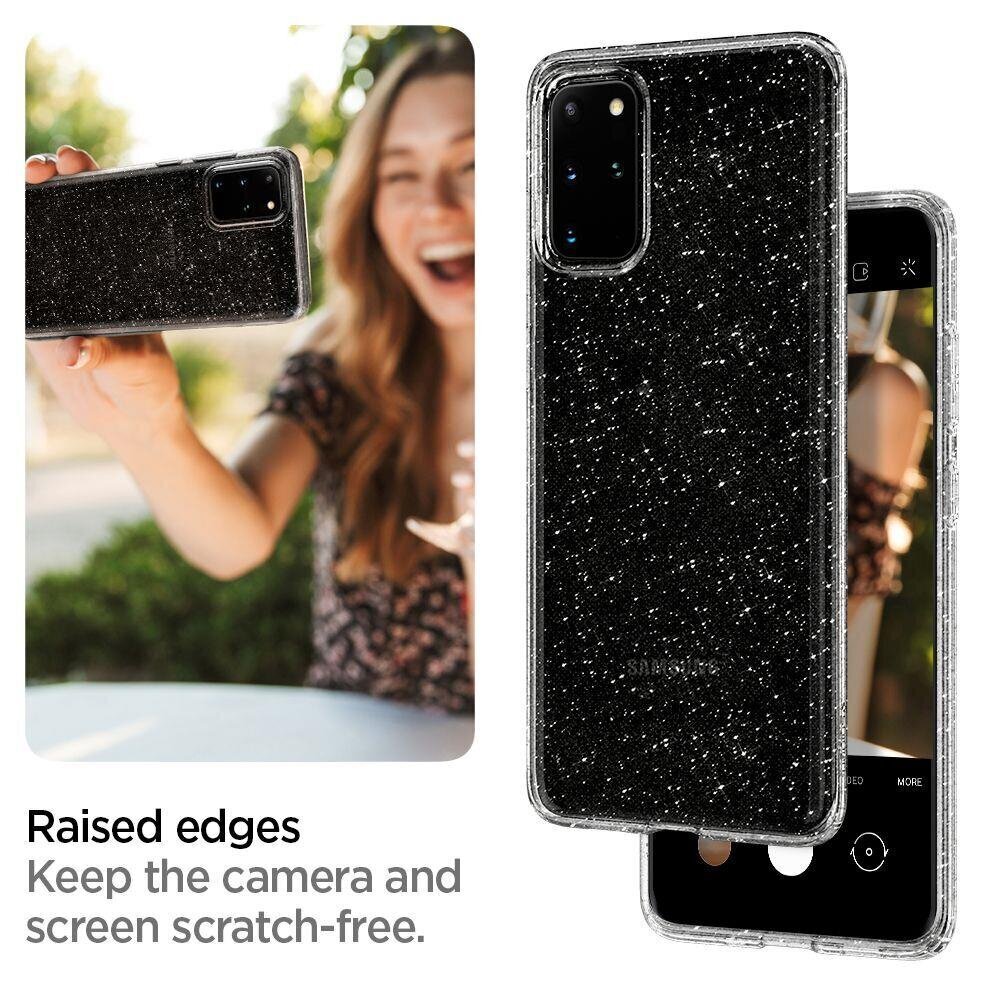 Spigen Liquid Crystal Galaxy S20+ Plus Glitter Crystal cena un informācija | Telefonu vāciņi, maciņi | 220.lv