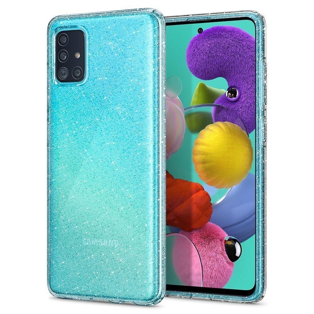 Spigen Liquid Crystal Galaxy A71 Glitter Crystal cena un informācija | Telefonu vāciņi, maciņi | 220.lv