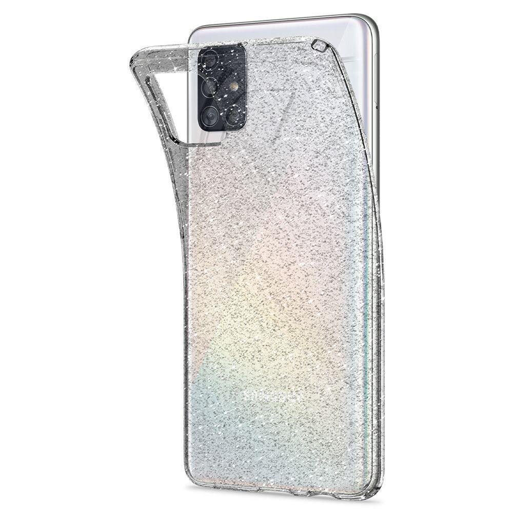 Spigen Liquid Crystal Galaxy A71 Glitter Crystal cena un informācija | Telefonu vāciņi, maciņi | 220.lv
