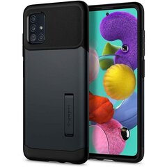 Spigen Slim Armor Galaxy A51 Metal Slate cena un informācija | Telefonu vāciņi, maciņi | 220.lv