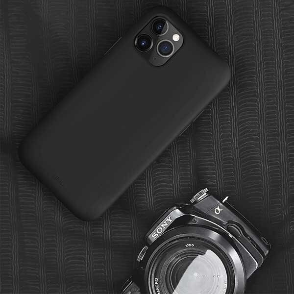 UNIQ Lino Hue protective case for iPhone 11 Pro Max black (Black) cena un informācija | Telefonu vāciņi, maciņi | 220.lv