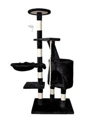 Домик когтеточка Alba Black, 118 см цена и информация | Когтеточки | 220.lv