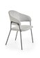 2 krēslu komplekts Halmar K359, pelēks cena un informācija | Virtuves un ēdamistabas krēsli | 220.lv