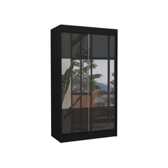 Skapis Adrk Furniture Tamos 120 cm, melns cena un informācija | Skapji | 220.lv