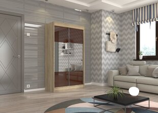 Шкаф Adrk Furniture Tamos 120 см, коричневый/цвета дуба цена и информация | Шкафы | 220.lv