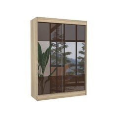Шкаф Adrk Furniture Tamos 150 см, коричневый/цвета дуба цена и информация | Шкафы | 220.lv