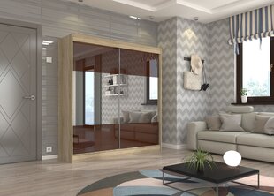 Шкаф Adrk Furniture Tamos 200 см, коричневый/цвета дуба цена и информация | Шкафы | 220.lv