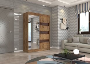 Шкаф Adrk Furniture Toura 150 см, коричневый цена и информация | Шкафы | 220.lv