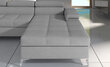 Stūra dīvāns NORE Eduardo, gaiši brūns/krēmkrāsas цена и информация | Stūra dīvāni | 220.lv