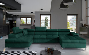 Stūra dīvāns NORE Eduardo, zaļš cena un informācija | Stūra dīvāni | 220.lv