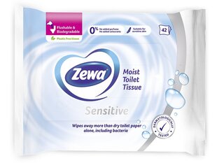 Mitrs tualetes papīrs Zewa Pure 42 cena un informācija | Zewa Tīrīšanas līdzekļi un piederumi | 220.lv