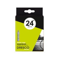 Велосипедная камера Dresco 24 х 1 3/8 (37-540) DV 45 мм цена и информация | Покрышки, шины для велосипеда | 220.lv