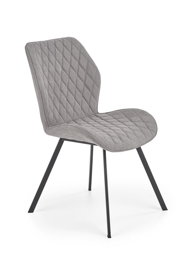 4 krēslu komplekts Halmar K360, pelēks cena un informācija | Virtuves un ēdamistabas krēsli | 220.lv