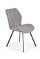 4 krēslu komplekts Halmar K360, pelēks cena un informācija | Virtuves un ēdamistabas krēsli | 220.lv