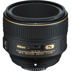 Nikon AF-S NIKKOR 58mm f/1.4G cena un informācija | Objektīvi | 220.lv