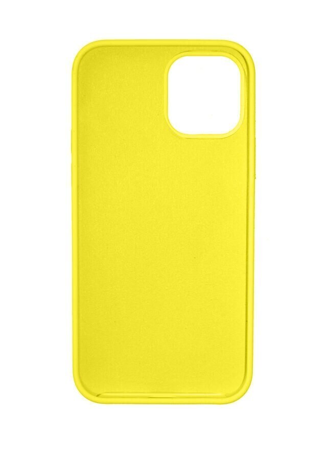 Silikona vāciņš Apple iPhone 12/ 12 Pro SoundBerry, dzeltens - pineapple cena un informācija | Telefonu vāciņi, maciņi | 220.lv