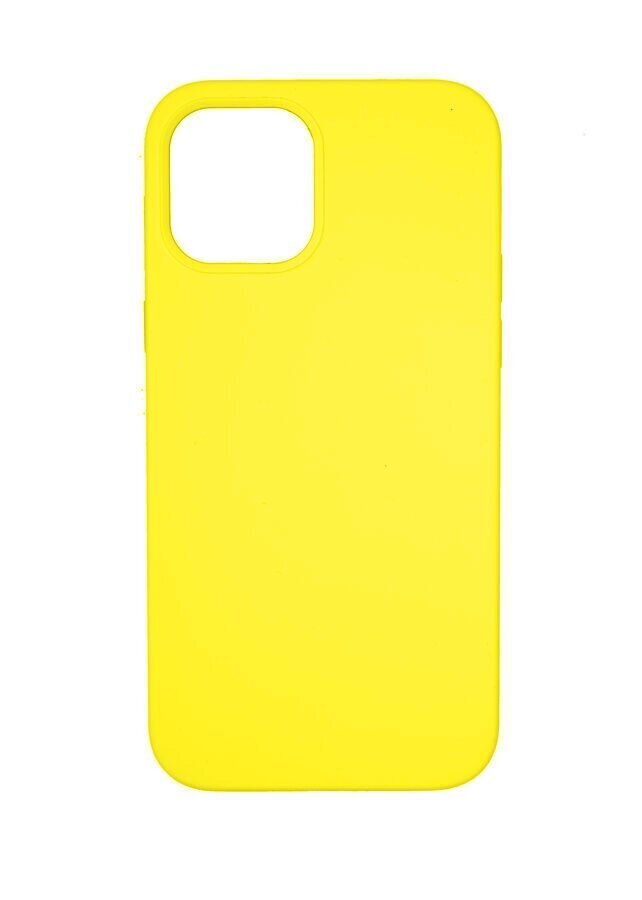 Silikona vāciņš Apple iPhone 12/ 12 Pro SoundBerry, dzeltens - pineapple cena un informācija | Telefonu vāciņi, maciņi | 220.lv