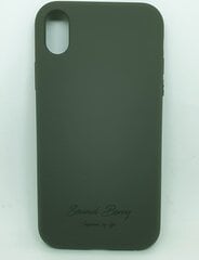 Silikona vāciņš SoundBerry paredzēts iPhone 11 PRO MAX, TUMŠI ZAĻŠ cena un informācija | Telefonu vāciņi, maciņi | 220.lv