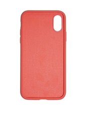 360 aizsardzība- komplekts silikona vāciņš iPhone X/XS sarkans (zemene) un aizsargstikls. cena un informācija | Telefonu vāciņi, maciņi | 220.lv