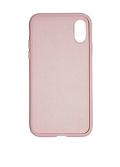 Силиконовый чехол «SoundBerry» Full protection + защитное стекло для iPhone X/XS, розовый цена и информация | Чехлы для телефонов | 220.lv