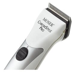 MOSER Professional Cordless hair clipper CHROMSTYLE PRO White - Машинка для стрижки волос, белая цена и информация | Машинки для стрижки волос | 220.lv