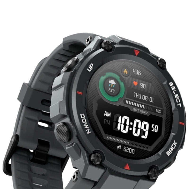 Amazfit T-Rex Rock Black цена и информация | Viedpulksteņi (smartwatch) | 220.lv