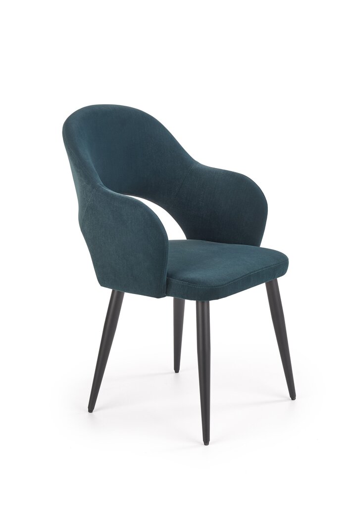 2 krēslu komplekts Halmar K364, zaļš цена и информация | Virtuves un ēdamistabas krēsli | 220.lv