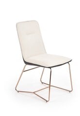 4-u krēslu komplekts Halmar K390, krēmkrāsas/pelēks cena un informācija | Virtuves un ēdamistabas krēsli | 220.lv