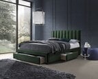Кровать Halmar Grace 160x200 см, зеленая