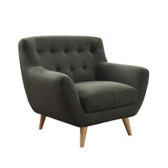 Кресло RIHANNA 93x84xH87cм, материал покрытия: ткань, цвет: серый цена и информация | Кресла в гостиную | 220.lv