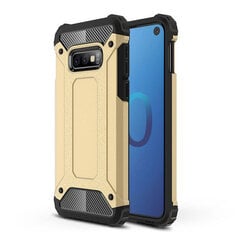 Hybrid Armor Case Tough Rugged Cover for Samsung Galaxy S10e golden (Gold) цена и информация | Чехлы для телефонов | 220.lv