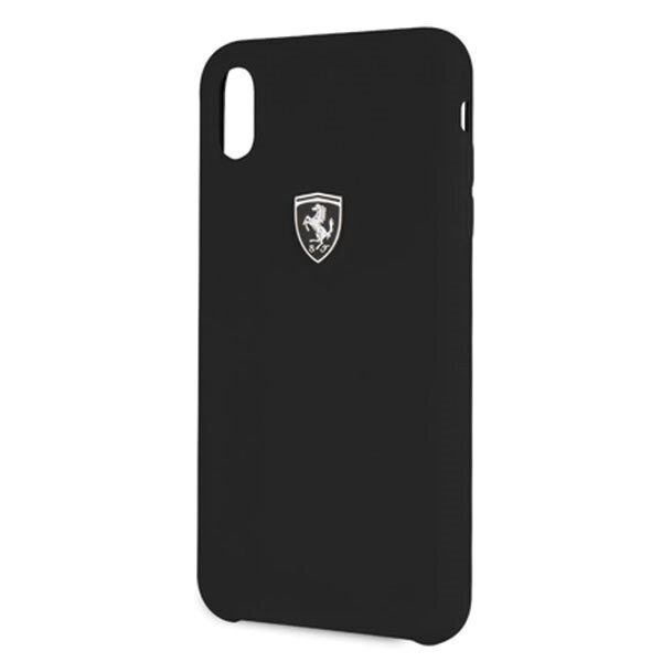 Ferrari Hardcase FEOSIHCI65BK iPhone Xs Max black Silicone Off track цена и информация | Telefonu vāciņi, maciņi | 220.lv